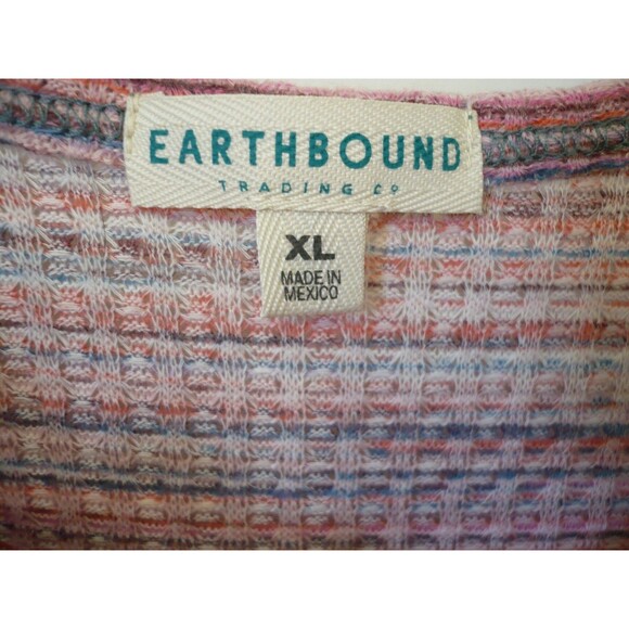 Earthbound Trading Company XL Cami Top Rainbow Striped Flowy Boho Hippie Fairy - Picture 10 of 16